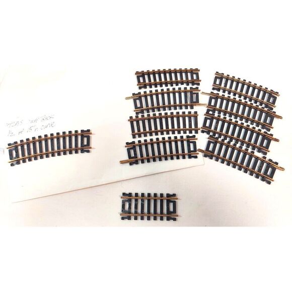 Atlas Snap Track Huge Lot 51 pc Vintage HO Gauge Scale Brass - Picture 2 of 6